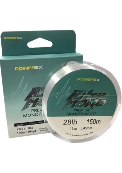 Pulse 150M. 0,37MM. 8.49KG. Carbon Monofilament Misina