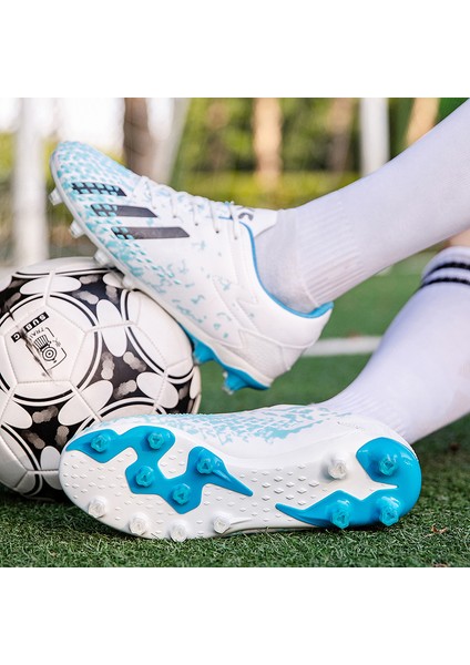 Erkek Nefes Alabilen Futbol Ayakkabısı - Mavi (Yurt Dışından) modelleri