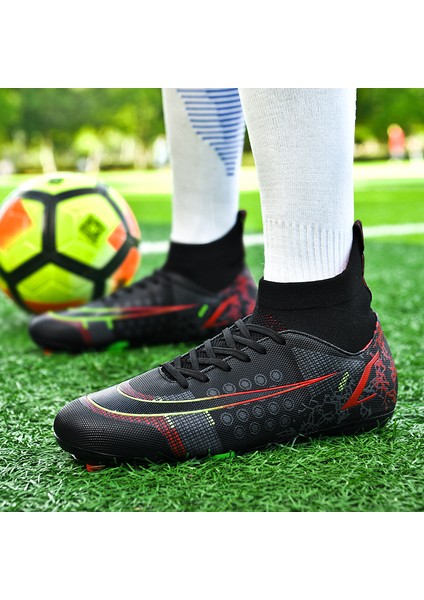 Erkek Nefes Alabilen Futbol Ayakkabısı - Siyah (Yurt Dışından) indirimleri