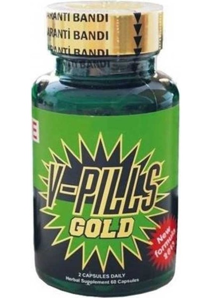 V-Pills Gold Bitkisel Kapsül