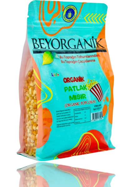 Organik Patlak Mısır 500gr