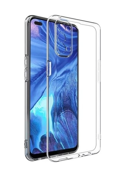 Oppo Reno 5 5g Kamera Korumalı Şeffaf Yumuşak Silikon Kılıf