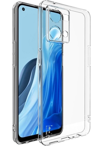 Oppo Reno 7 Kamera Korumalı Şeffaf Yumuşak Silikon Kılıf