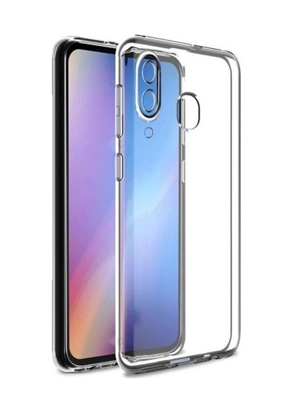 Huawei P Smart 2019 Kamera Korumalı Şeffaf Yumuşak Silikon Kılıf