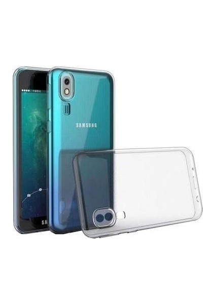 Samsung Galaxy A02 Kamera Korumalı Şeffaf Yumuşak Silikon Kılıf