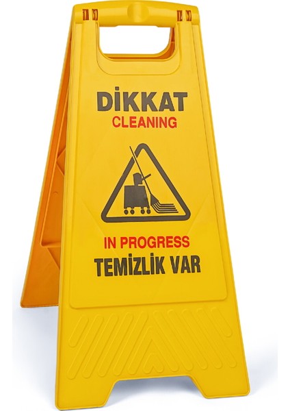 Üçtem Plastik Temizlik Var Levhası