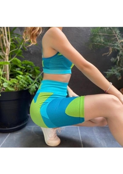 Butik Muson Gymshark Kısa Sporcu Tayt - Profesyoneller Için