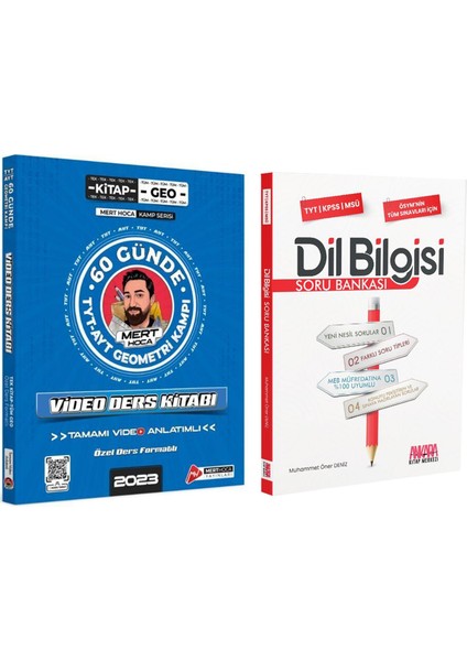 TYT-AYT Geometri Kampı ve Dil Bilgisi Soru Bankası Seti 2 Kitap