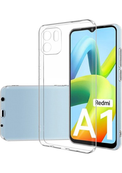 Xiaomi Redmi A1 / A1 Plus Slim Serisi Soft Tpu Silikon Kılıf - Şeffaf AL3324