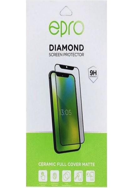 - Diamond - Screen Pretector - Iphone 6 / 6s - Nano Cam - Beyaz