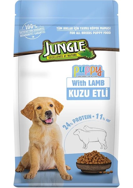 Kuzu Etli Yavru Köpek Maması 15 kg