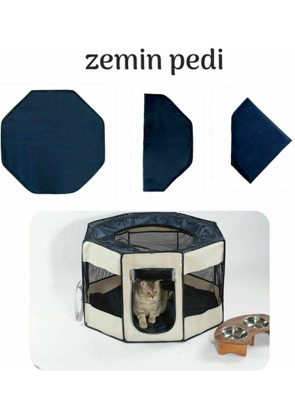 Kedi Evi Köpek Evi Doğum Çadırı Kedi Doğum Çadırı Kedi Oyun Alanı Köpek Oyun Alanı Alan Kısıtlama (Siyah)