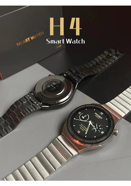 Time H4 Su Geçirmez 46MM Çelik Kordon Akıllı Saat. + Kordon Hediyeli modelleri