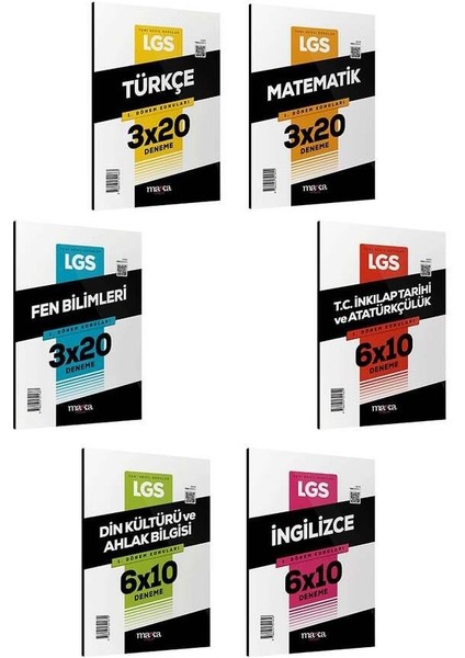 2025 LGS 1. Dönem Tüm Dersler Deneme Seti