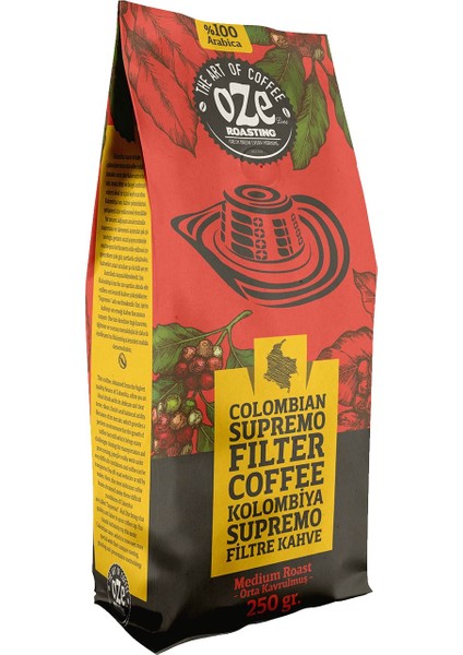 Colombian Supremo Filtre Kahve 2'li 250G modelleri