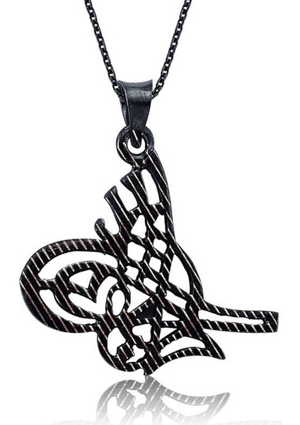 Gümüş Tuğra Bayan Kolye