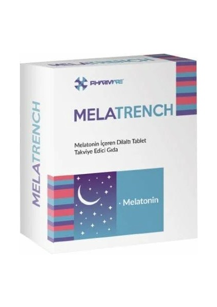 Melatrench Melatonin Içeren Dialtı Tablet Takviye Edici Gıda (60 Tablet)