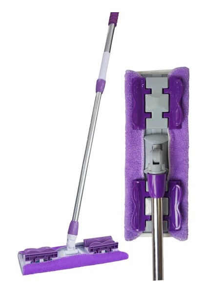 PARSA Sihirli Mop Maxi Mandallı Mikrofiber Mop