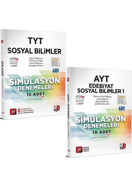 2023 TYT - AYT Simülasyon Sosyal Bilimler Denemeleri