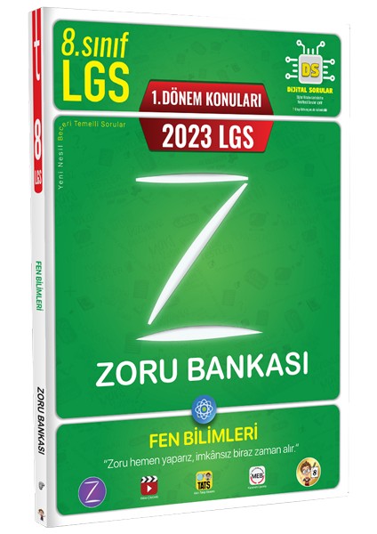 Tonguç Akademi 2023 LGS 1. Dönem Fen Bilimleri Zoru Bankası