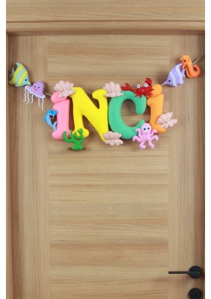 Inci Isimli Bebek ve Hastane Odası Kapı Süsü