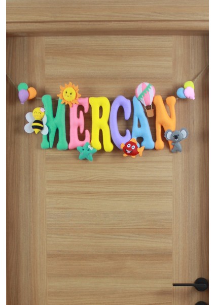Mercan Isimli Bebek ve Hastane Odası Kapı Süsü
