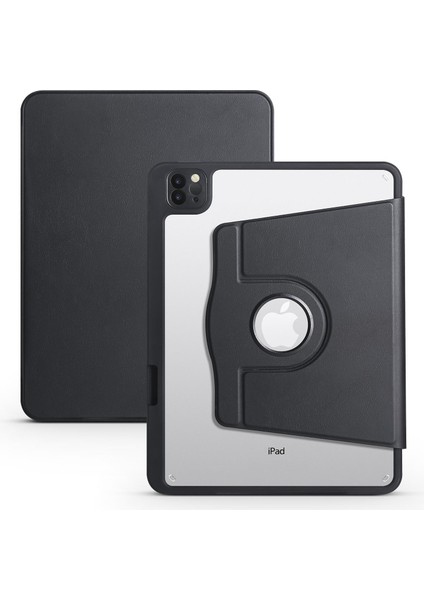 iPad Pro 11 2020 Uyumlu Kılıf 360 Dönebilen Kalem Bölmeli Yatay Dikey Standlı Akıllı Kapak