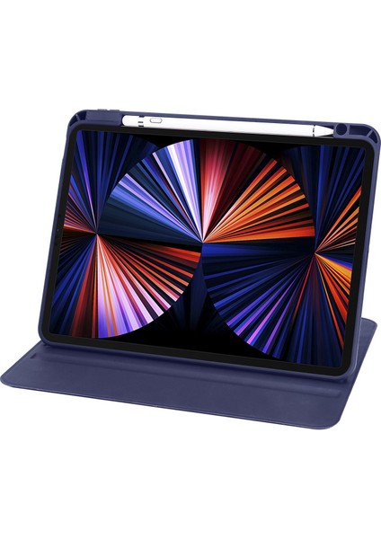 iPad Pro 11 2022 M2 Uyumlu Kılıf 360 Dönebilen Kalem Bölmeli Yatay Dikey Standlı Akıllı Kapak fırsatları