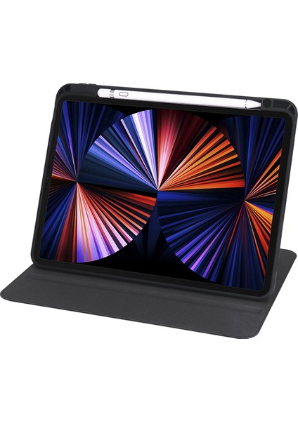 iPad Pro 11 2022 M2 Uyumlu Kılıf 360 Dönebilen Kalem Bölmeli Yatay Dikey Standlı Akıllı Kapak fırsatları