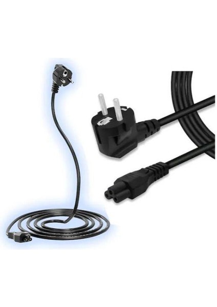 5 Metre Notebook Power Kablosu 5 Metre Yonca Power Kablo