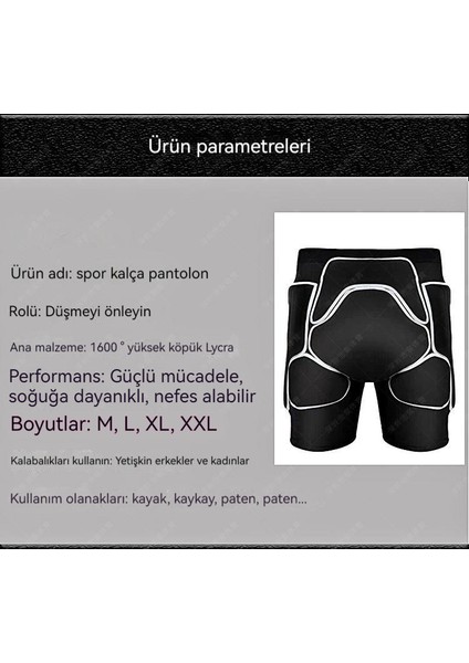 Yetişkin Spor Kalça Pantolon İçinde ve Dışında Kayak Pedleri Giymek (Yurt Dışından)