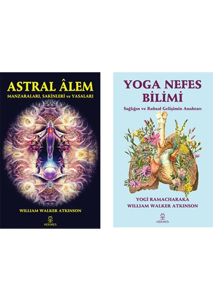 Astral Alem Yoga Nefes Bilimi - William Walker Atkinson 2 Kitap Set