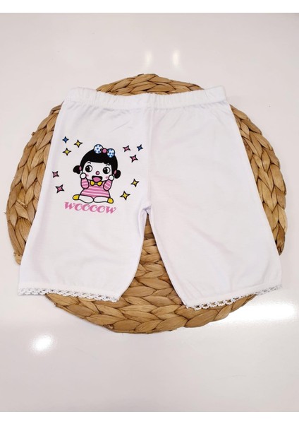 Paçalı Kız Çocuk Boxer - Sdf