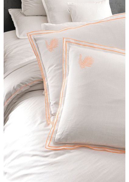 Supra Ekru King Size %100 Pamuk Poplin Nevresim Takımı