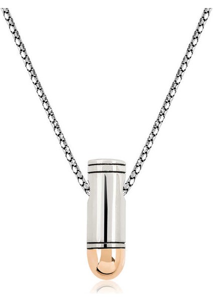 ​Gümüş Mermi Kolye