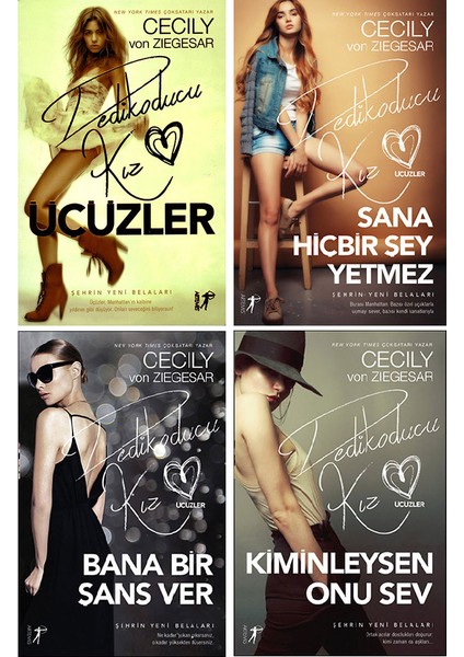 Gossip Girl Üçüzler Serisi: Kiminleysen Onu Sev - Bana Bir Şans Ver - 4 Kitap Set - Cecily Von Ziegesar