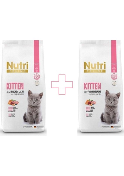 Glutensiz Somonlu Yavru Kedi Maması 2kg x 2 Adet