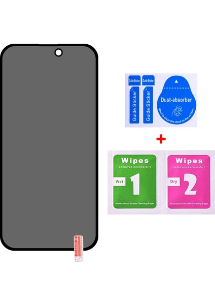 Iphone 14 Pro İçin Anti-Peeping Temperli Gl Film (Yurt Dışından)