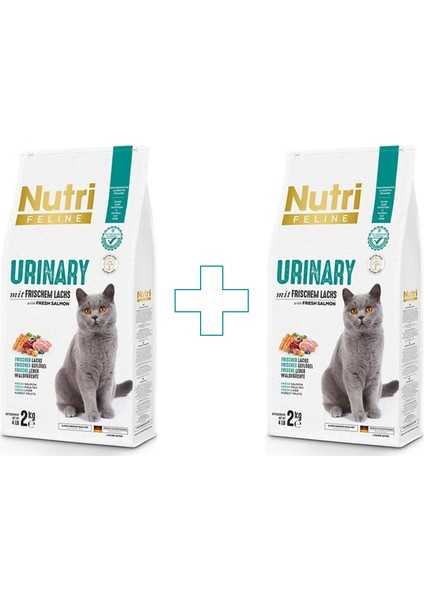 Feline Urinary Somonlu Kedi Maması 2kg x 2 Adet