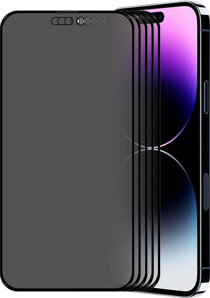 Iphone 14 Pro İçin 5 Pcs Anti-Peeping Gl Film (Yurt Dışından)