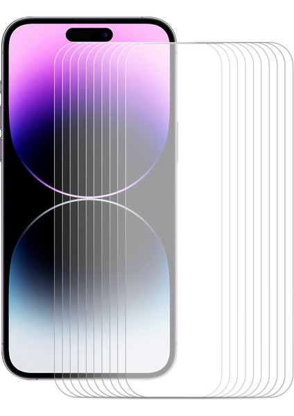 Iphone 14 Pro İçin 10 Pcs 0.26MM Temperli Gl Film (Yurt Dışından)