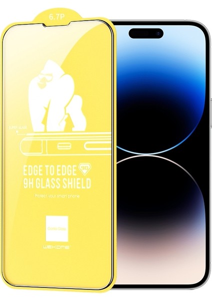 Iphone 14 Pro İçin 9d Hd Temperli Gl Film (Yurt Dışından)