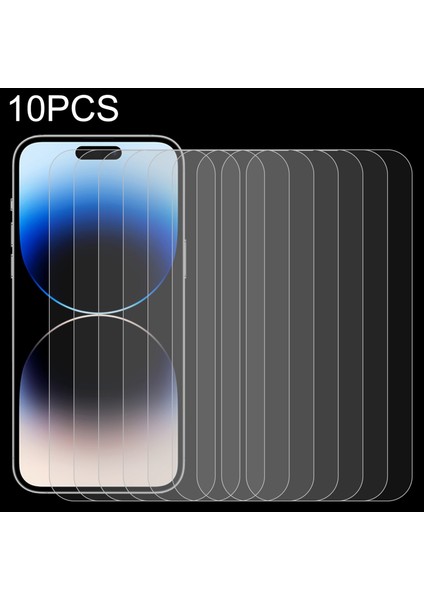 Iphone 14 Pro İçin 10 Pc Temperli Gl Film (Yurt Dışından) fiyatları