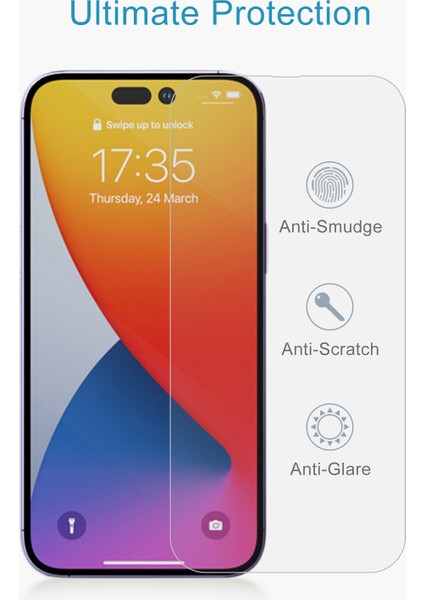Iphone 14 Pro İçin 10 Pc Temperli Gl Film (Yurt Dışından) fırsatları