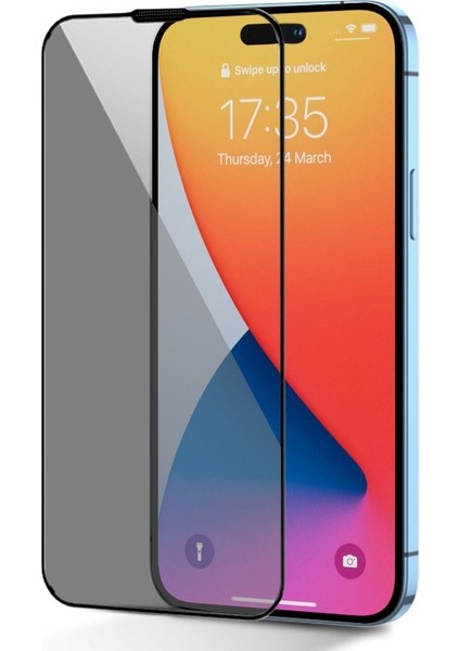 Iphone 14 Pro İçin Gizlilik Temperli Gl Film (Yurt Dışından)