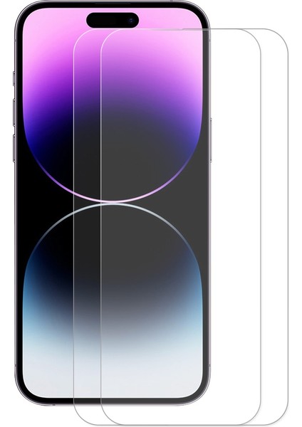 Iphone 14 Pro İçin 2 Pcs 0.26MM Temperli Gl Film (Yurt Dışından)