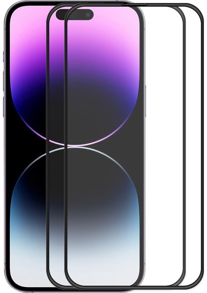 Iphone 14 Pro İçin 2 Pcs Anti-Fall Gl Tam Film (Yurt Dışından)