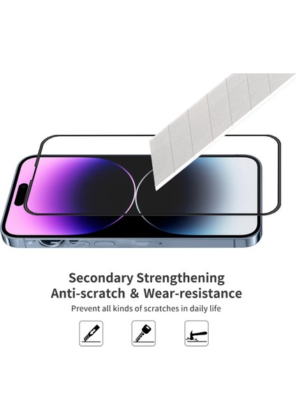 Iphone 14 Pro İçin 2 Pcs Anti-Fall Gl Tam Film (Yurt Dışından) fırsatları