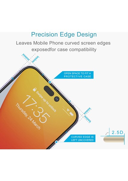 Iphone 14 Pro İçin 50 Pc Temizli Gl Filmi (Yurt Dışından) modelleri