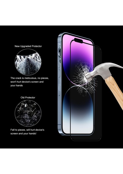 Iphone 14 Pro İçin 2 Pc Full Glue Gl Film (Yurt Dışından) fiyatları